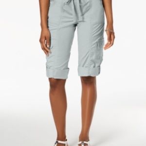 Style & Co Drawstring Cargo Shorts, Created for Macy's - Misty Harbor 202